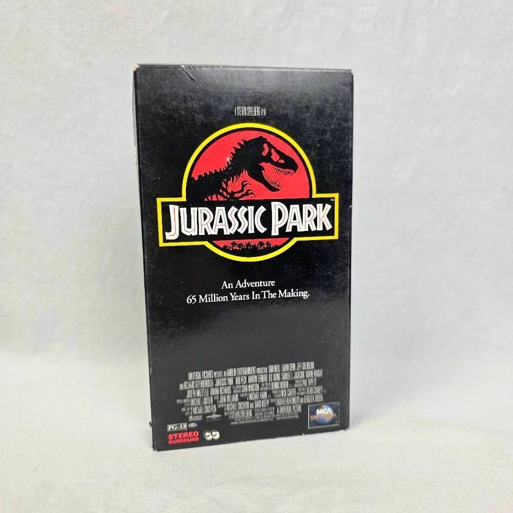 Jurassic Park VHS 1993 Steven Spielberg Classic